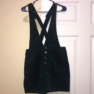 Corduroy overall dress